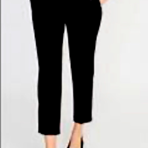 OLD NAVY BLACK STRAIGHT CAREER PANTS - Picture 1 of 11